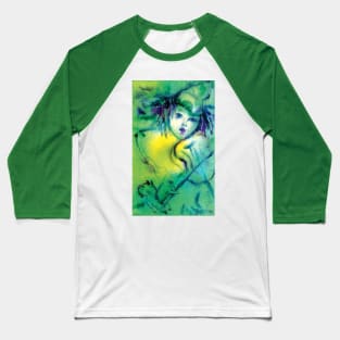 VIOLINIST CLOWN IN GREEN Baseball T-Shirt